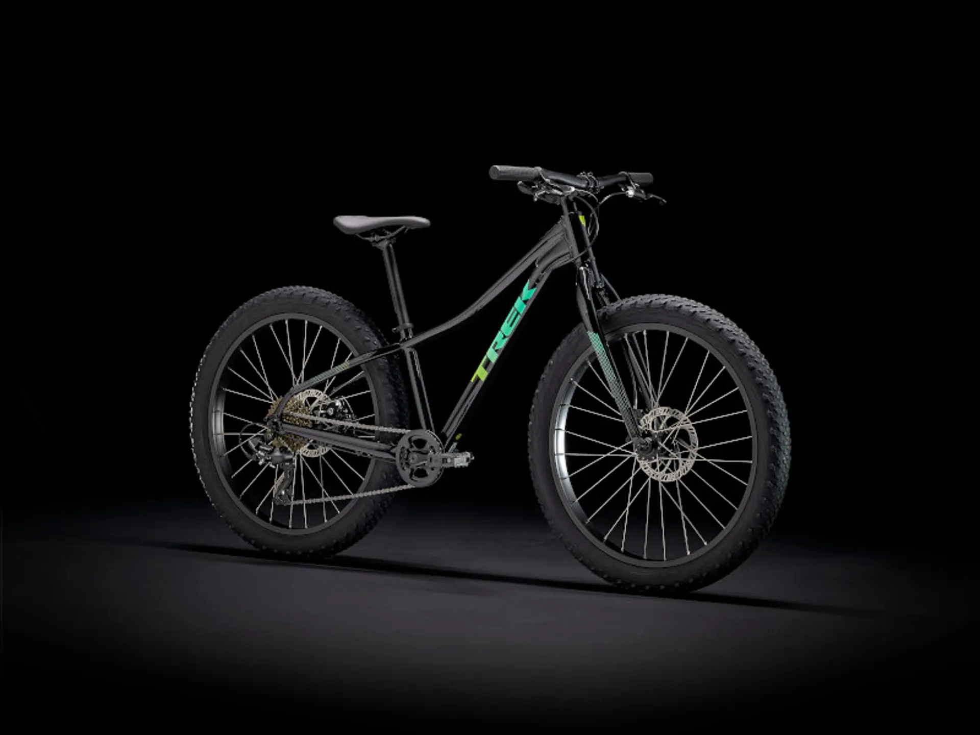 Trek Roscoe 24 inch Wheel Kids Mountain Bike 2023 in Black