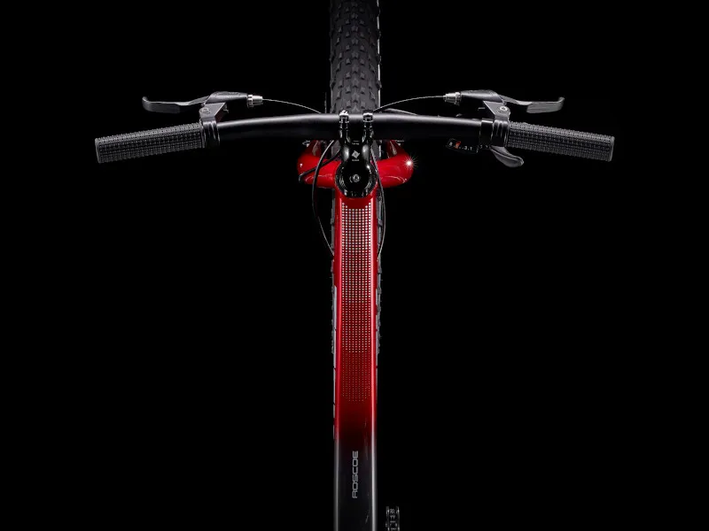 Trek Roscoe 24 inch Wheel Kids Mountain Bike 2023 in Rage Red and Black-2