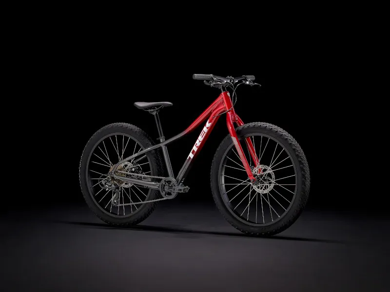 Trek Roscoe 24 inch Wheel Kids Mountain Bike 2023 in Rage Red and Black-6