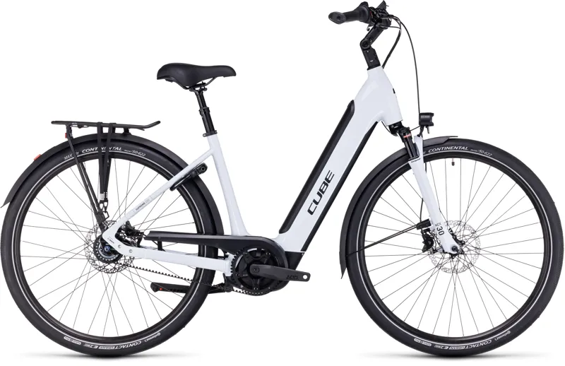 Cube Supreme Easy Entry Hybrid EXC 625 Electric Bike 2024 in Flashwhite