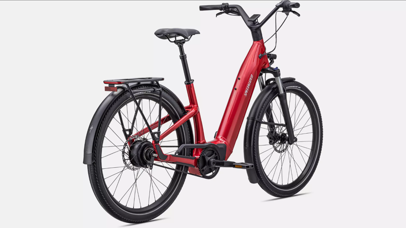Specialized Turbo Como 4.0 IGH Electric Hybrid Bike 2023 in Red Silver-2