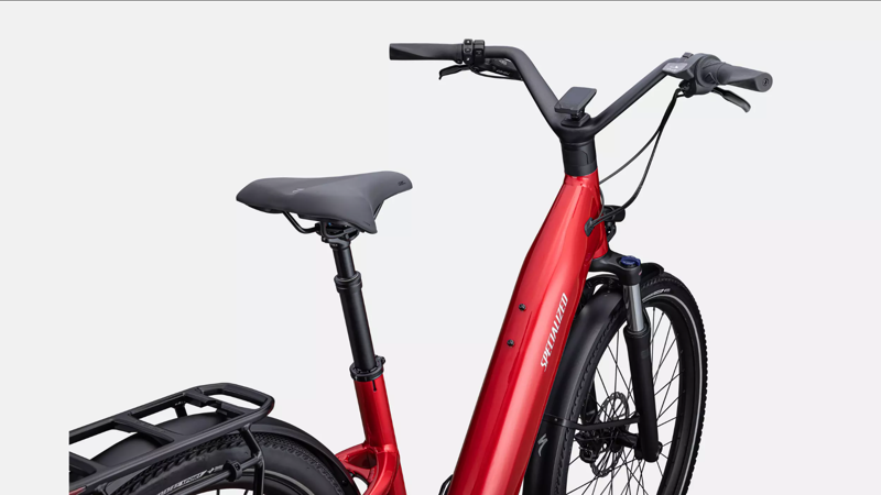 Specialized Turbo Como 4.0 IGH Electric Hybrid Bike 2023 in Red Silver-3