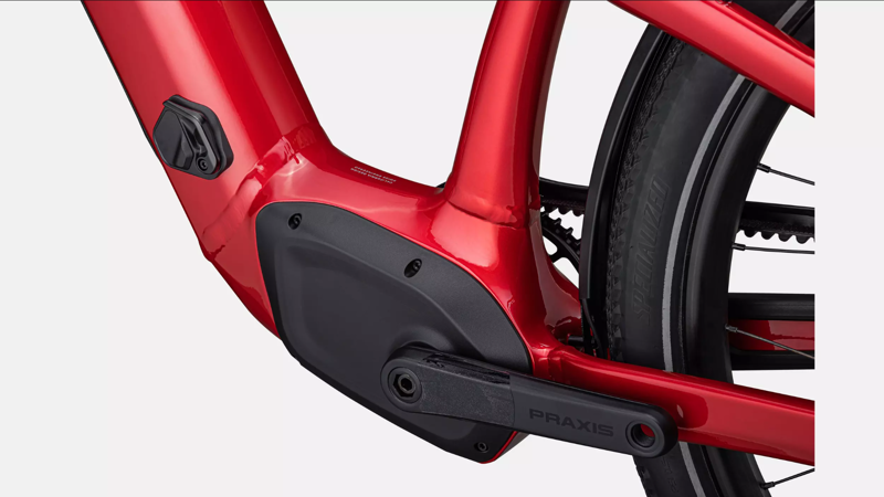 Specialized Turbo Como 4.0 IGH Electric Hybrid Bike 2023 in Red Silver-6