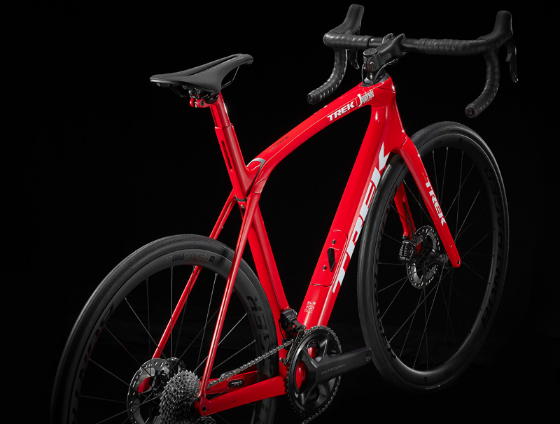 Trek Domane SLR 7 Carbon Road Bike 2022 in Red-4