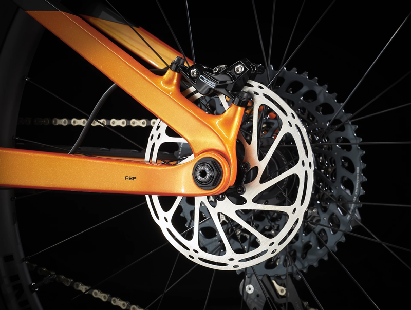 Trek Fuel EX 9.8 GX AXS Gen 5 Full Suspension Mountain Bike 2023 in Orange-2