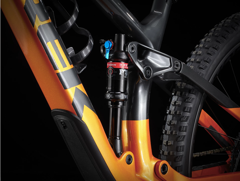 Trek Fuel EX 9.8 GX AXS Gen 5 Full Suspension Mountain Bike 2023 in Orange-10