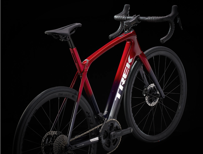 Trek Domane+ LT 9 Dura-Ace Di2 Electric Road Bike 2022 in Rage Red-2