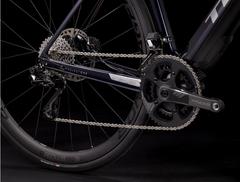 Trek Domane+ LT 9 Dura-Ace Di2 Electric Road Bike 2022 in Rage Red-5