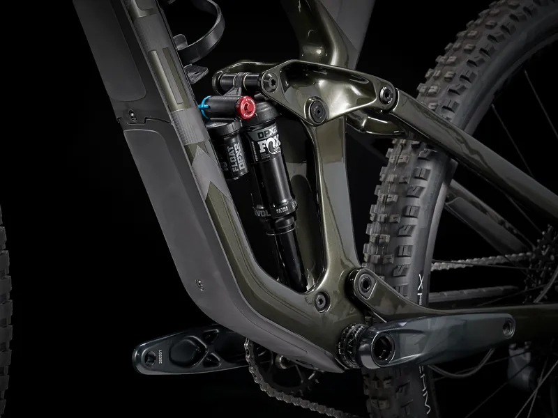 Trek Slash 9.7 GX 29 Full Suspension Mountain Bike 2022 in Green-4