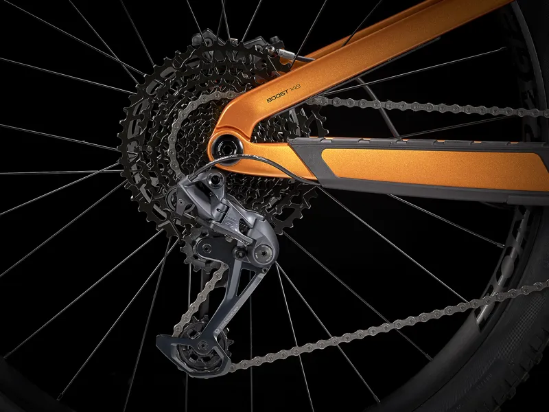 Trek Slash 9.7 GX 29 Full Suspension Mountain Bike 2021 in Orange-2