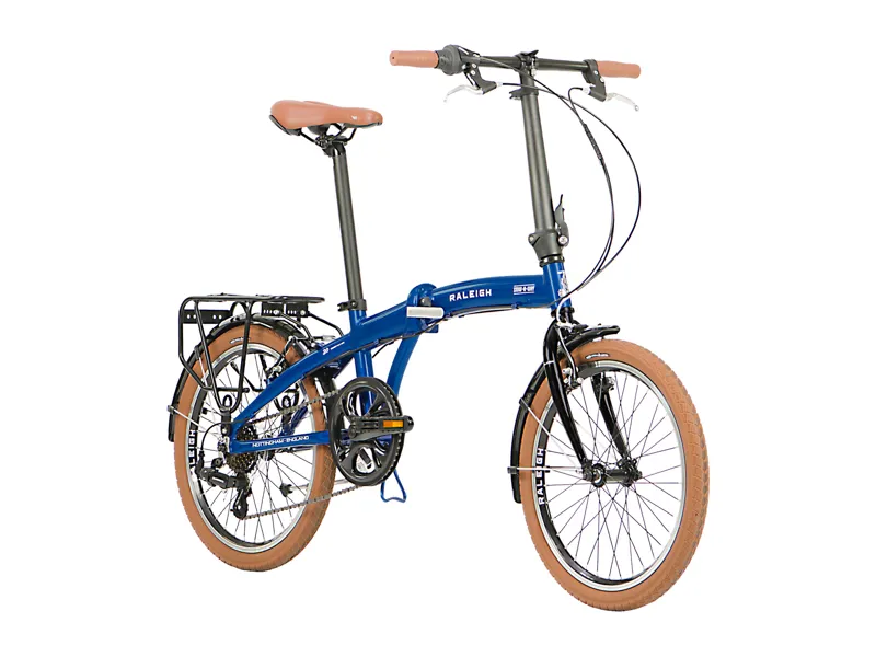 Raleigh Stowaway 20 inch Folding Bike 2023 in Blue-1