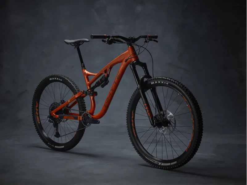 Whyte T-160 RS V1 Full Suspension Mountain Bike 2021 in Orange-1