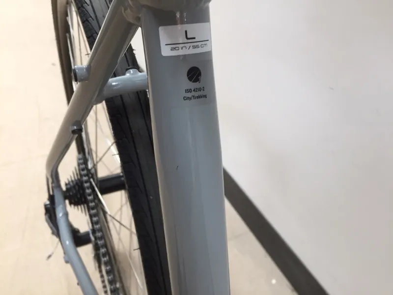 EX-Demo Trek FX 2 Disc Large Hybrid Bike 2021 in Gravel Grey-2