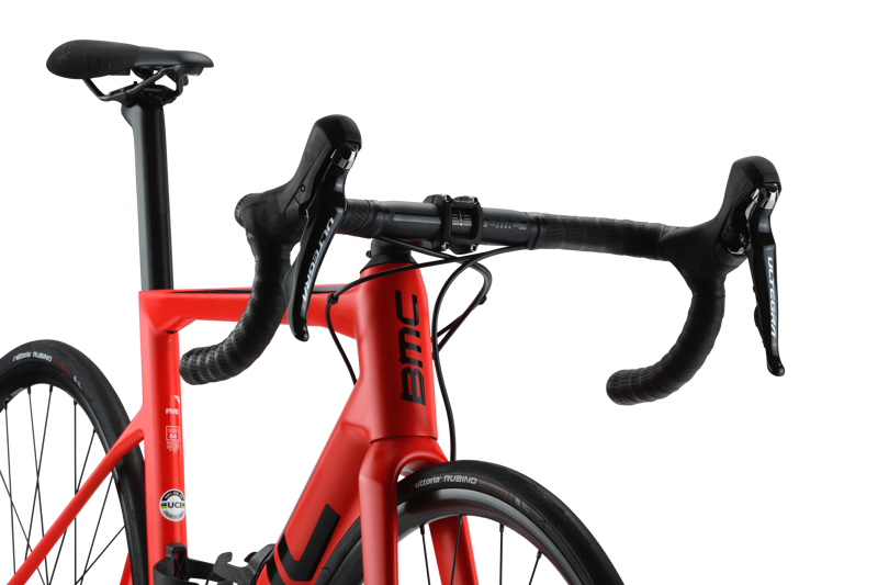 BMC Teammachine SLR Five Ultegra Road Bike 2022 in Neon Red -3