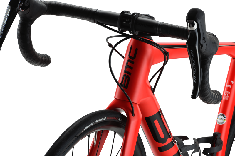 BMC Teammachine SLR Five Ultegra Road Bike 2022 in Neon Red -4