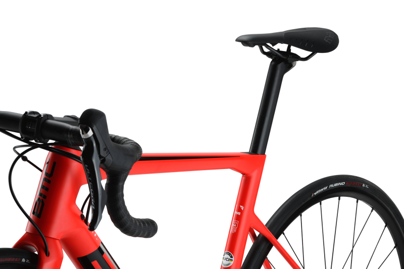 BMC Teammachine SLR Five Ultegra Road Bike 2022 in Neon Red -5