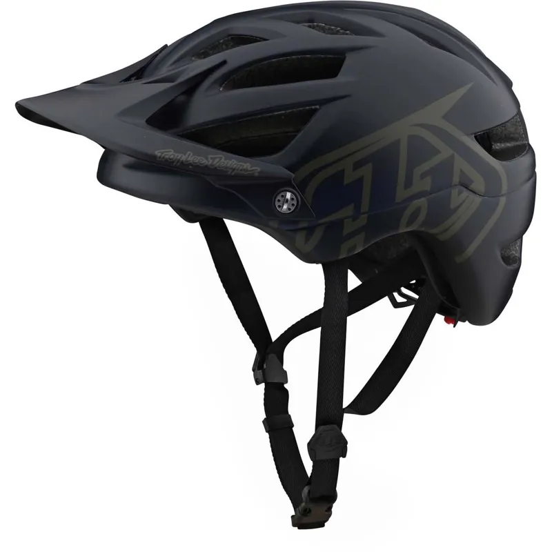 Troy Lee Designs A1 Drone Helmet in Navy/Olive Fall