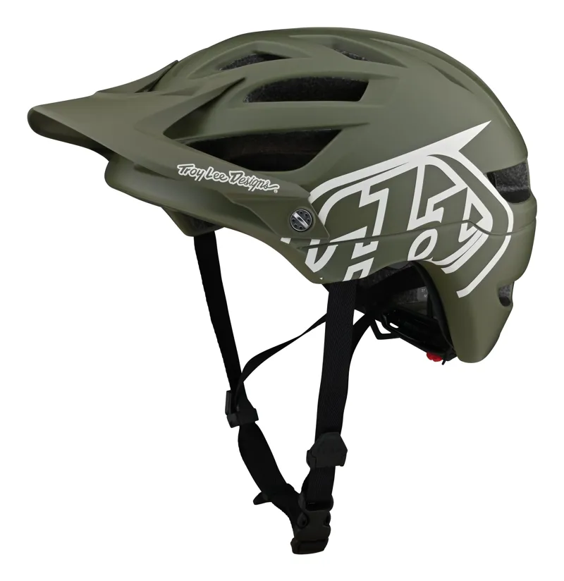 Troy Lee Designs A1 Drone Helmet in Steel Green-2