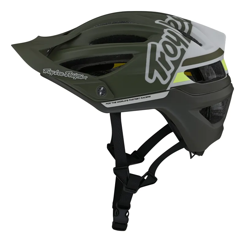 Troy Lee Designs A2 MIPS MTB Helmet in Silhouette Green-1