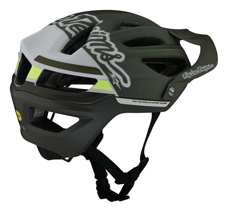 Troy Lee Designs A2 MIPS MTB Helmet in Silhouette Green-2