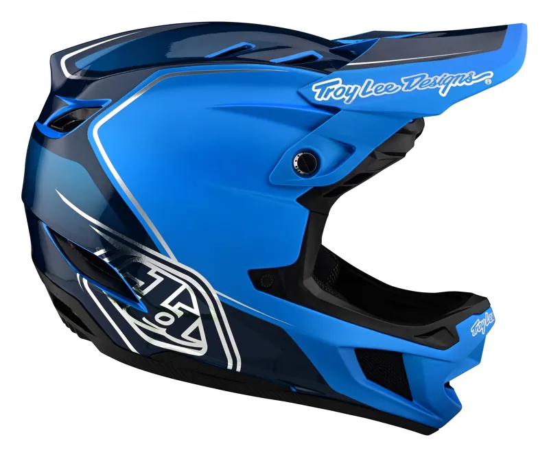 Troy Lee Designs D4 Composite Full Face Helmet in Shadow Blue-1
