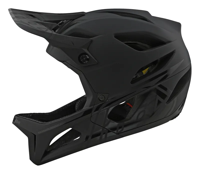 Troy Lee Designs Stage MIPS Helmet in Stealth Midnight-3