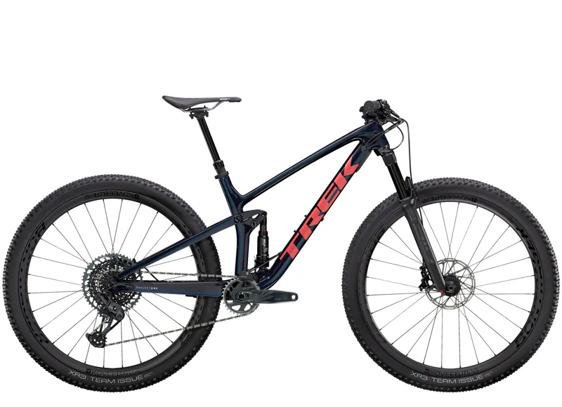 Trek Top Fuel 9.8 GX 29 Full Suspension Mountain Bike 2021 in Blue