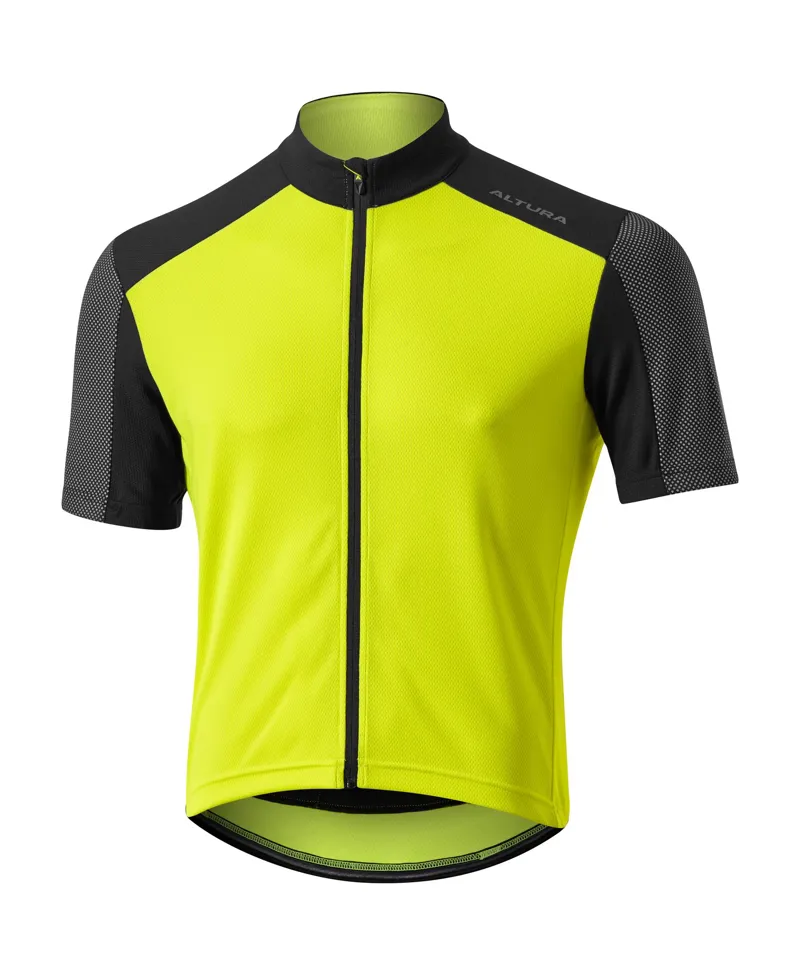 Altura Nightvison Short Sleeve Jersey in Hi-Viz Yellow