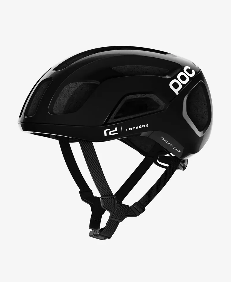 POC Ventral AIR SPIN Road Helmet Uranium Black Raceday