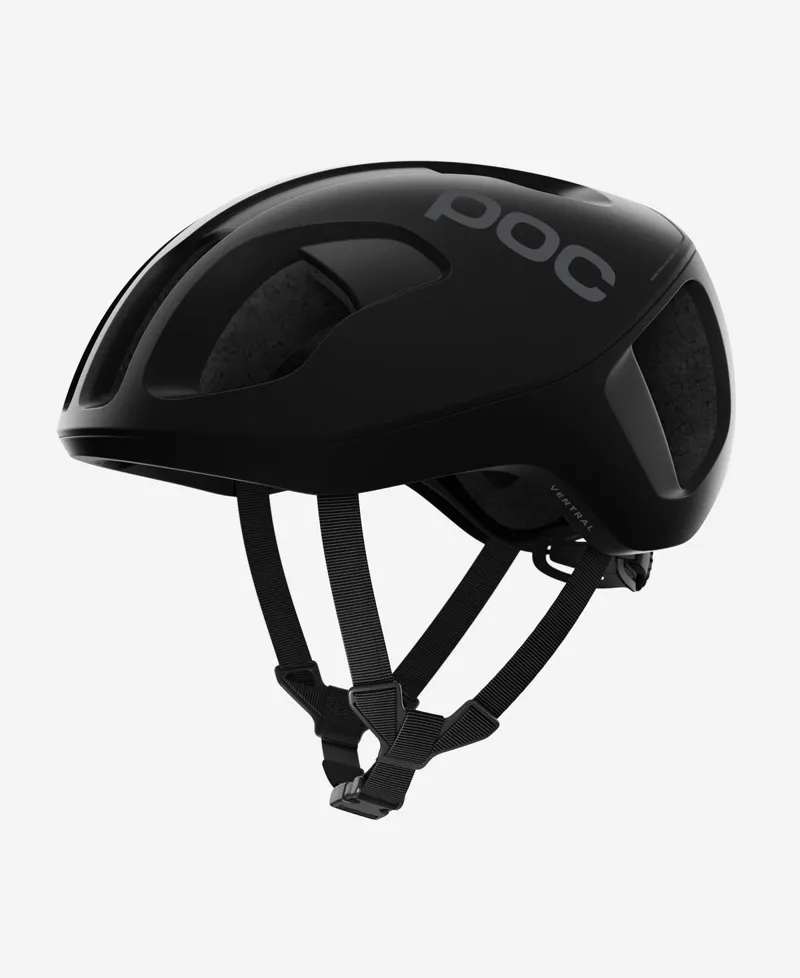 POC Ventral SPIN Road Helmet in Uranium Black Matt