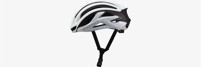 Specialized S-Works Prevail II Vent Helmet Angi Ready in White/Chrome -4
