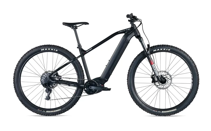 Whyte e-505 v1 Electric Mountain Bike 2023 in Matt Black