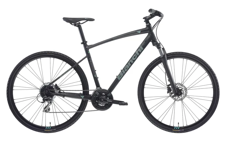 Bianchi C-Sport Cross 2 Hybrid Bike 2021 in Black