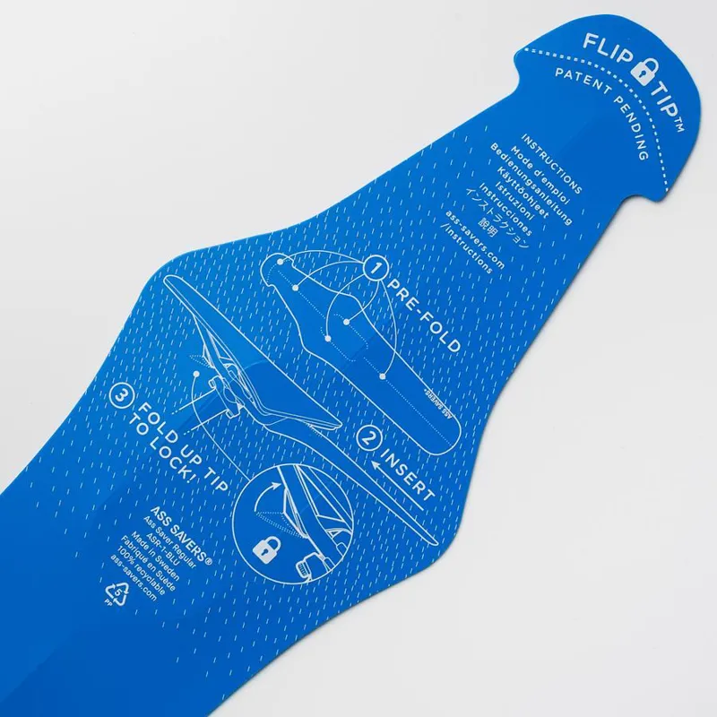 Ass Saver Regular Rear Mudguard in Blue