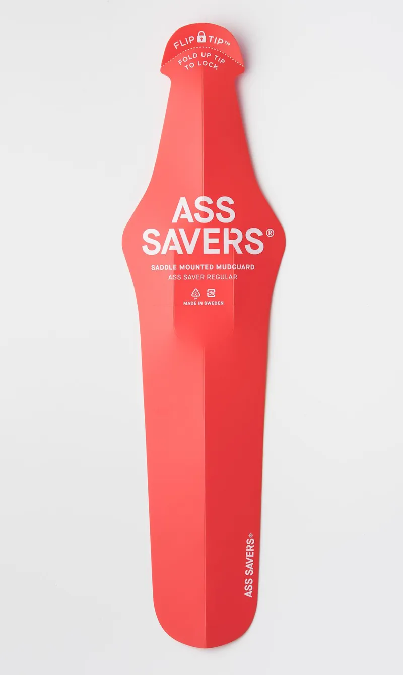 Ass Saver Regular Rear Mudguard in Red