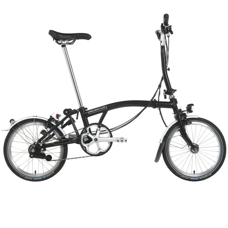 Brompton M3LU Folding Bike in Black-2