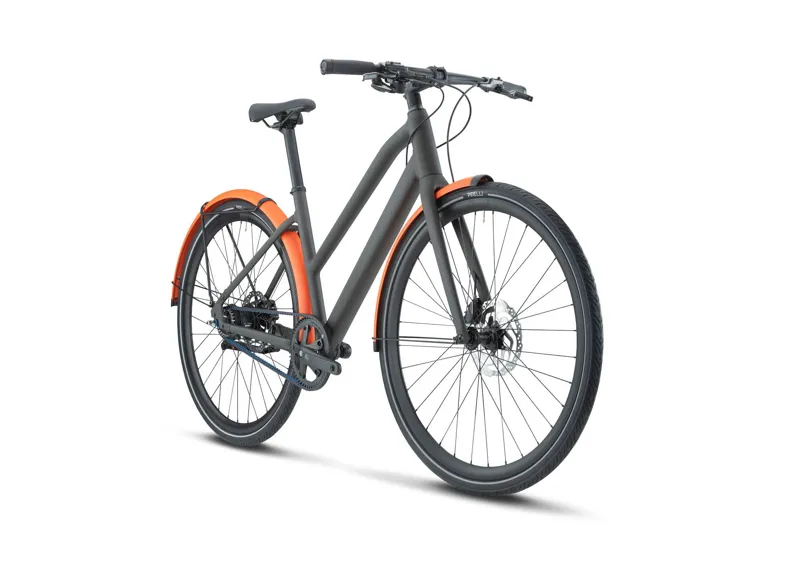 BMC 257 AL Three ST Nexus 8 Hybrid Bike 2023 in Anthracite Grey -1