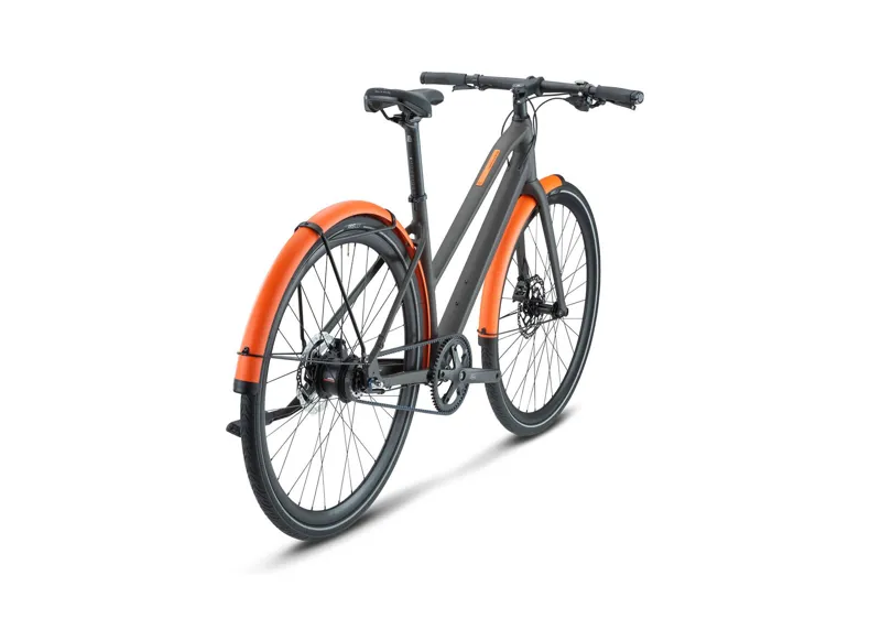 BMC 257 AL Three ST Nexus 8 Hybrid Bike 2023 in Anthracite Grey -2