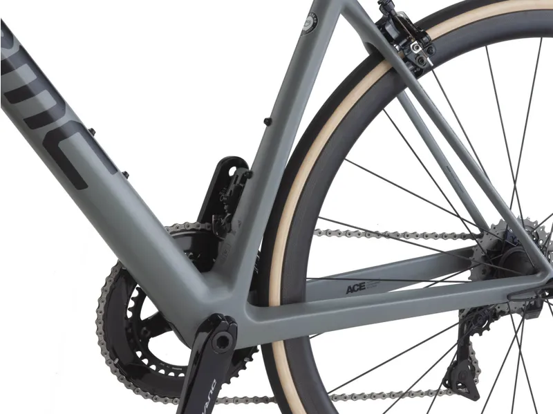 BMC Teammachine SLR01 One Mens Road Bike in Airforce Grey and Red-7