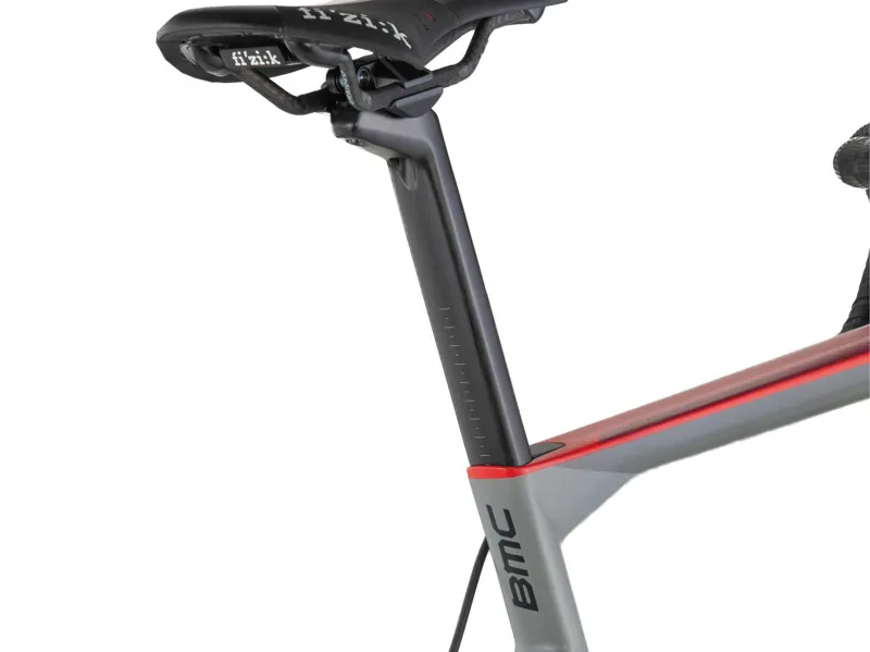 BMC Teammachine SLR01 One Mens Road Bike in Airforce Grey and Red-8
