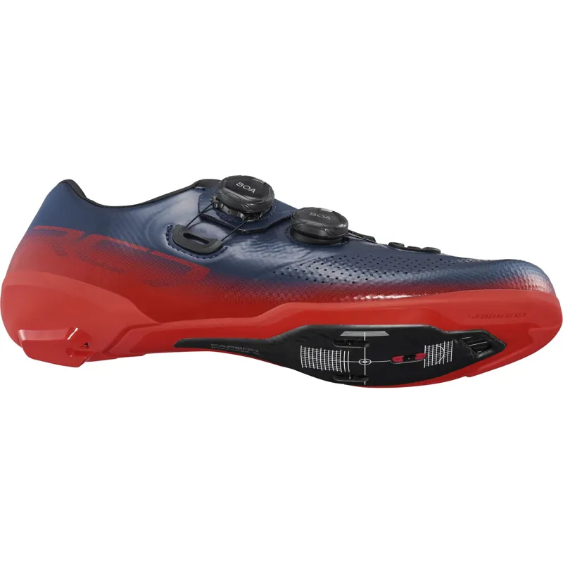 Shimano RC7 Road Cycling Shoe in Red-3