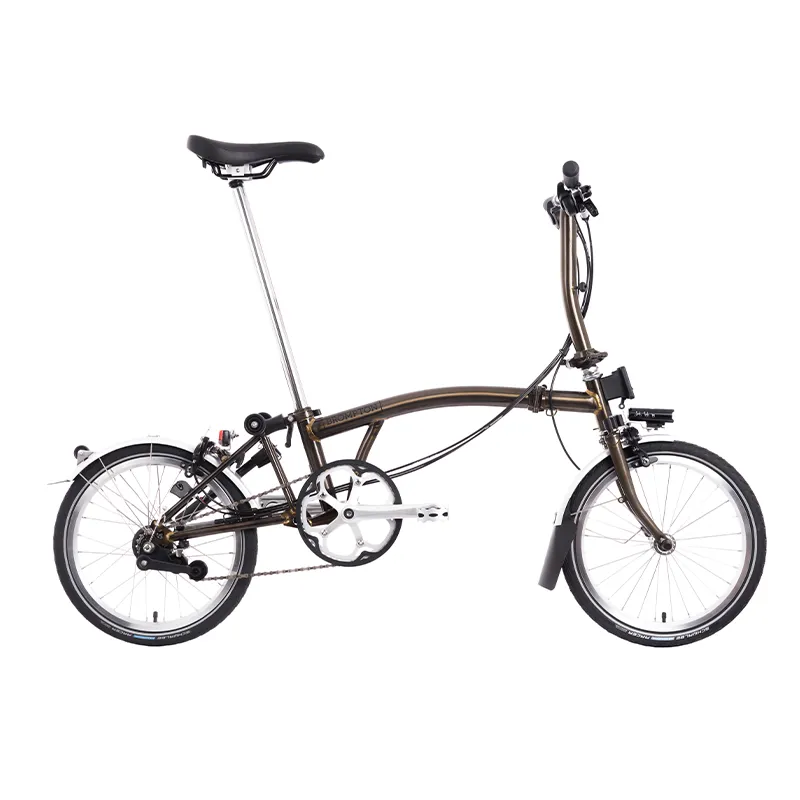 Brompton S6L Superlight Folding Bike 2021 in Black Lacquer-1