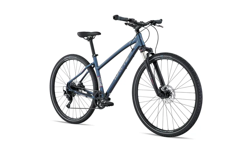 Whyte Caledonian Step Thru Womens Hybrid Bike 2020 in Matt Midnight-1