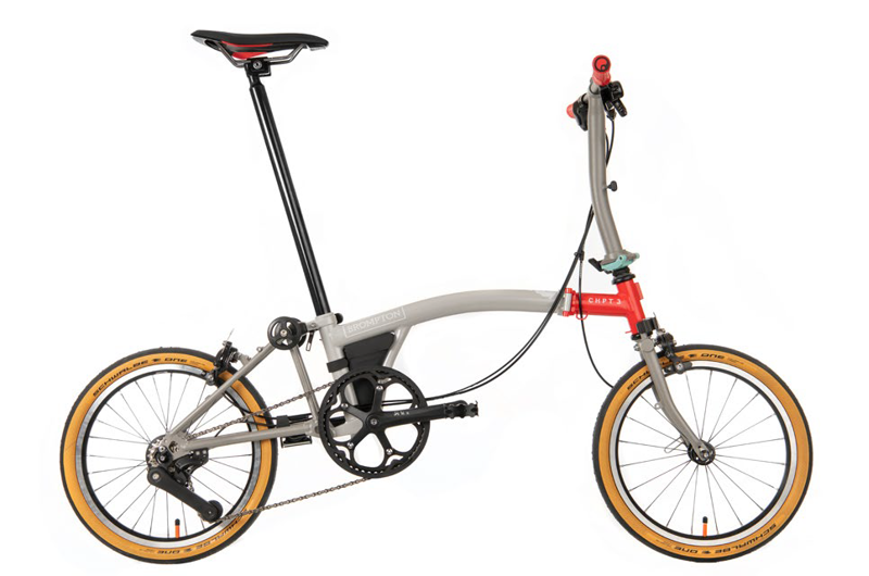 Brompton P-Line CHPT3 Ltd Edition Folding Bike 2023 in Winter Sky-1