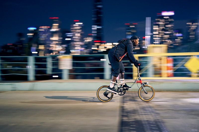 Brompton P-Line CHPT3 Ltd Edition Folding Bike 2023 in Winter Sky-5