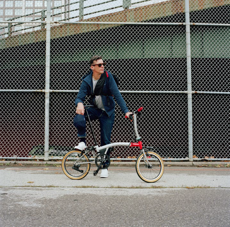 Brompton P-Line CHPT3 Ltd Edition Folding Bike 2023 in Winter Sky-6