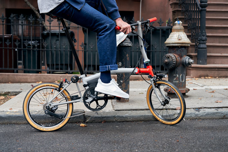 Brompton P-Line CHPT3 Ltd Edition Folding Bike 2023 in Winter Sky-7