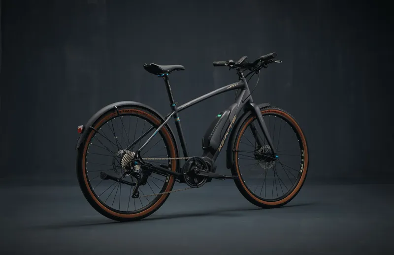 Whyte Clifton Electric Mens Hybrid Bike 2021 in Granite/SIlver-2