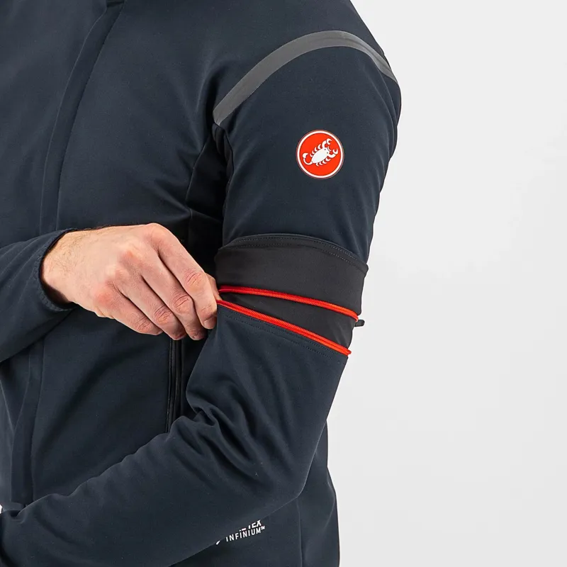 Castelli Perfetto RoS 2 Convertible Jacket in Light Black/Black Reflex-1