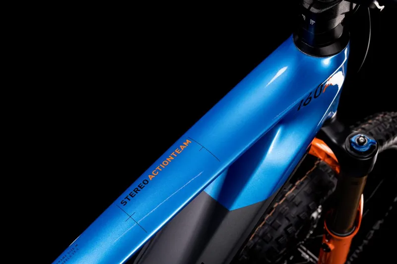 Cube Stereo Hybrid 160 HPC 27.5 750wh Actionteam Electric MTB 2022 in Grey-1